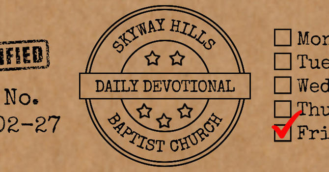 The Spirit’s Witness and a Secure Inheritance image