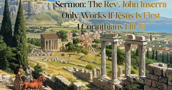 Sermon: Only Works If Jesus Is First (1 Corinthians 1:10-18)