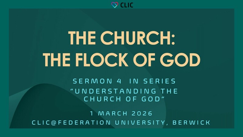 The Church: The Flock of God   John 10: 1-18
