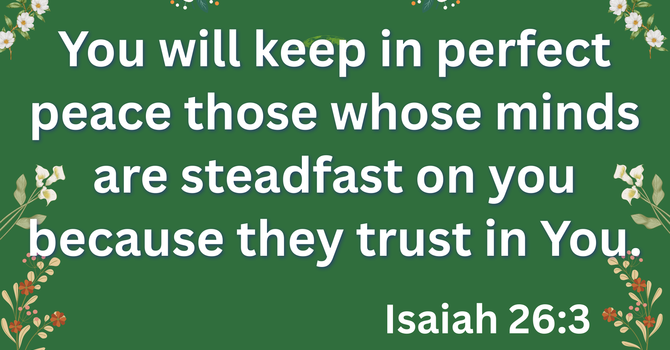 March Memory Verse image