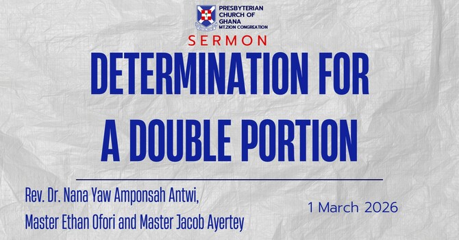 Determination For A Double Portion
