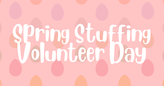 Spring Stuffing Volunteer Day