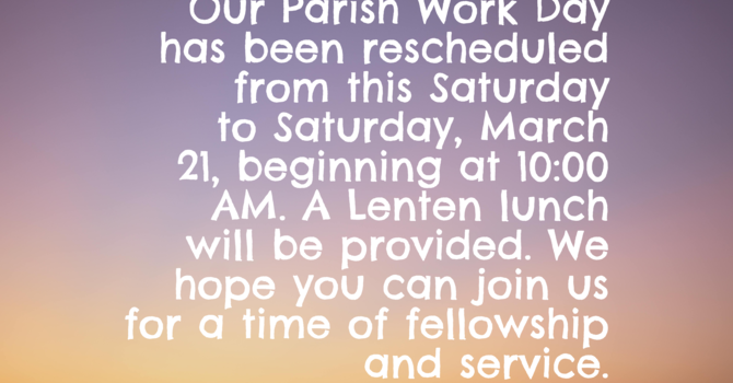 Parish Work Day image