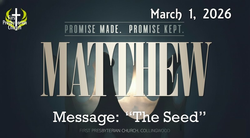 Sunday March 1 Worship Service