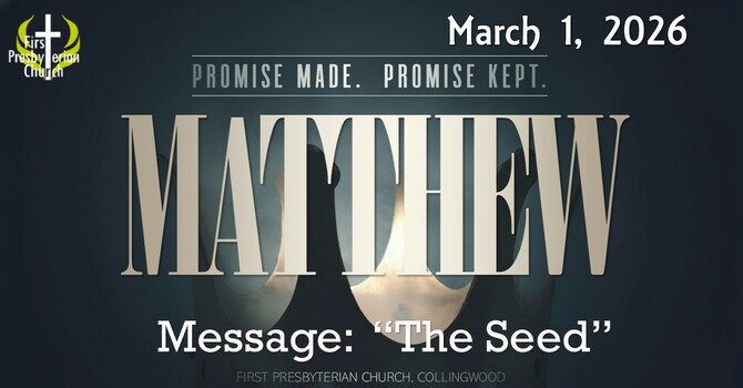 Sunday March 1 Message