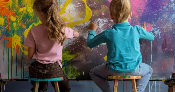 Joyful Mission Preschool Art Walk