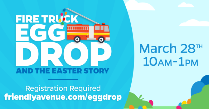 Fire Truck Easter Egg Drop