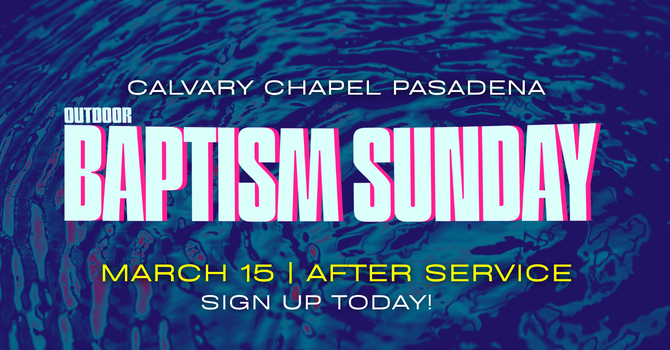 BAPTISM SUNDAY