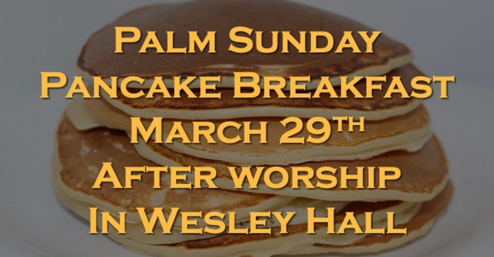 Palm Sunday Pancake Breakfast