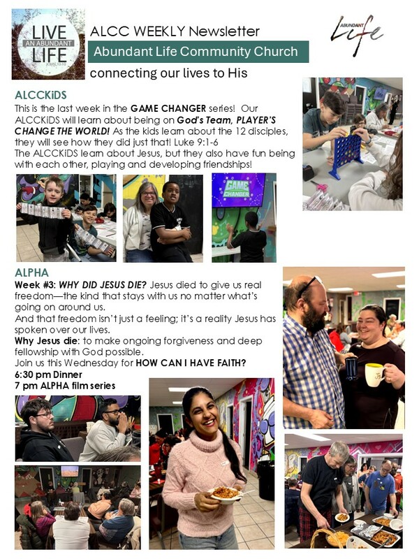 connecting our lives to His