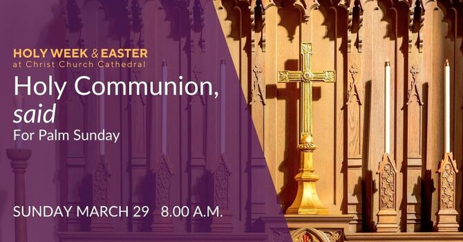 Holy Communion, said