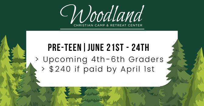 Pre-Teen (4th-6th) Camp at Woodland