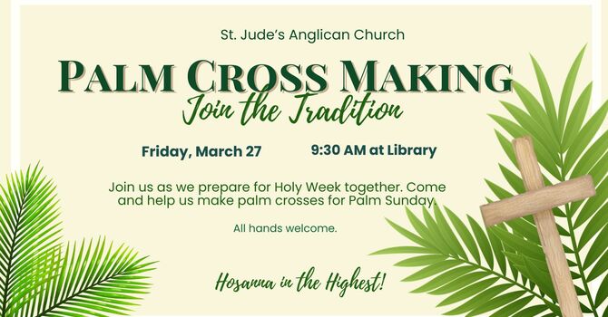Palm Cross Making