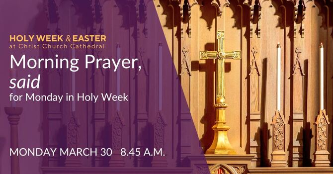 Morning Prayer, said