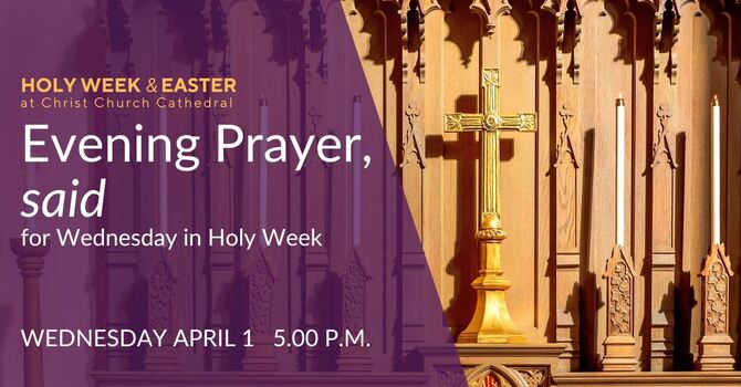 Evening Prayer, said