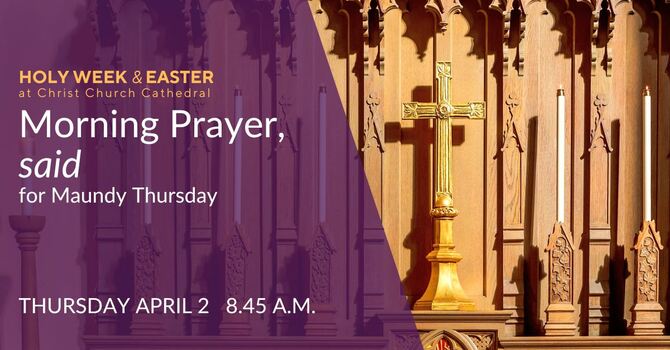 Morning Prayer, said