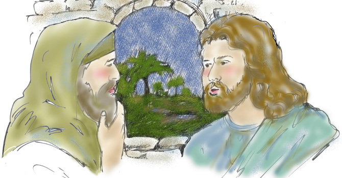 "Jesus and Nicodemus"