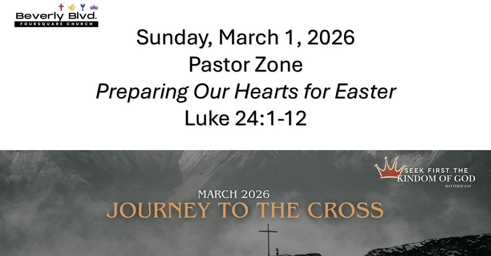 Preparing Our Hearts for Easter