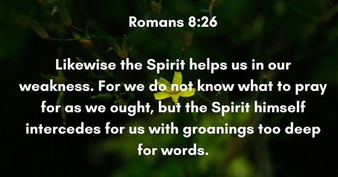 Romans 8:26 image