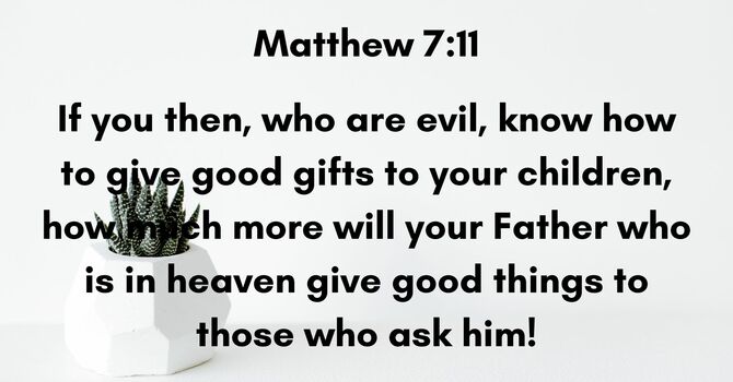 Matthew 7:11 image