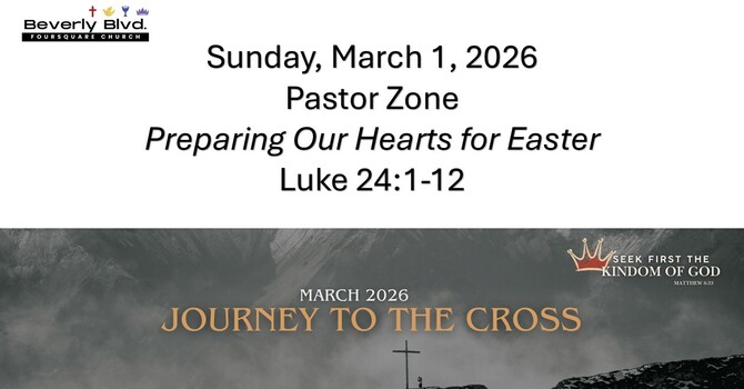 Preparing Our Hearts for Easter