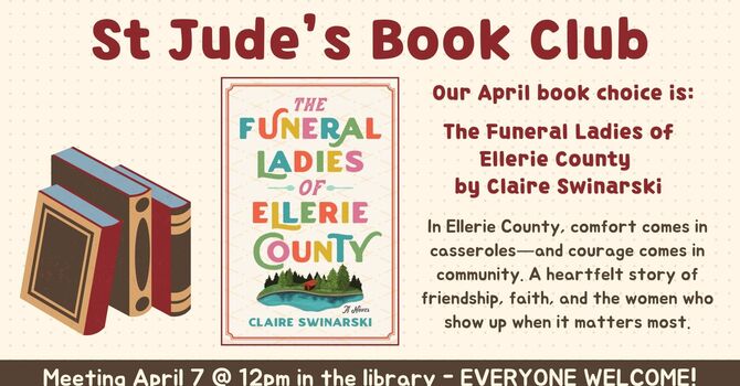  St Jude's Book Club - April Meetup
