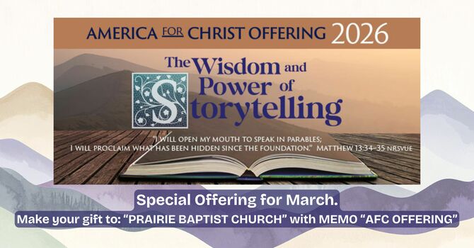 America For Christ Offering 2026 image