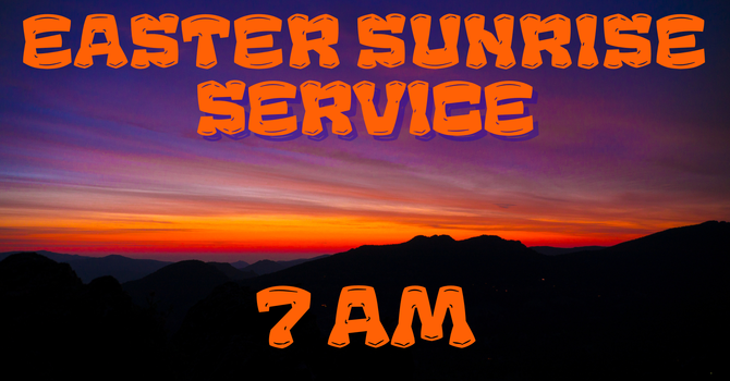Sunrise Service