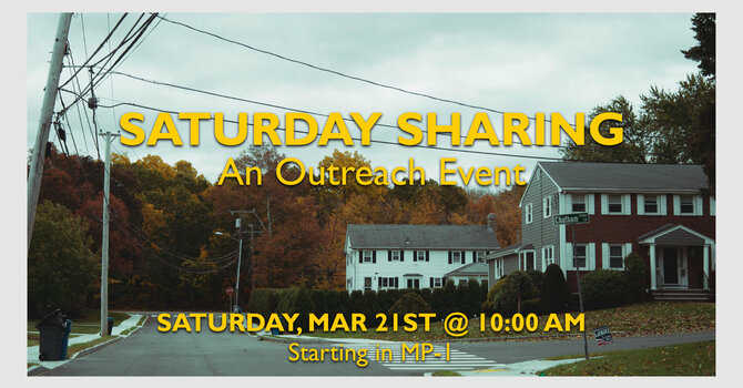 Saturday Sharing
