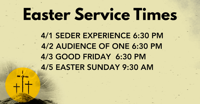 Easter Service Times