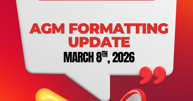 AGM 2026 *UPDATE*