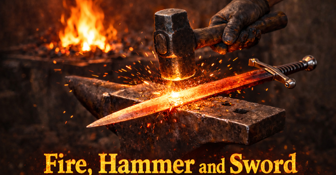 Fire, Hammer, and Sword