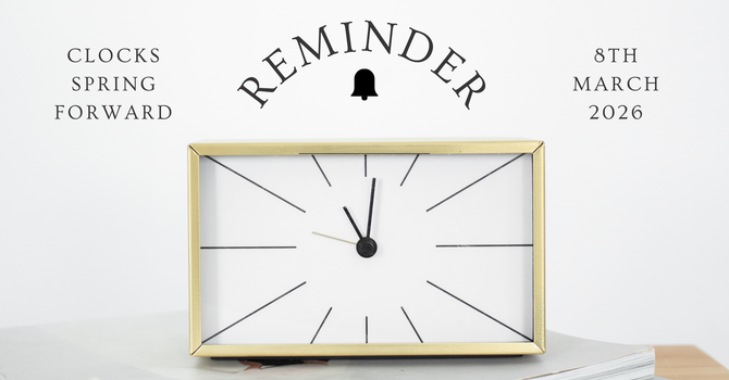 Daylight Saving Time Reminder image