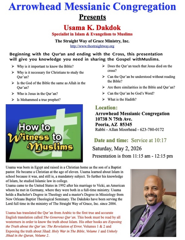 Arrowhead Messianic Congregation, Peoria, AZ