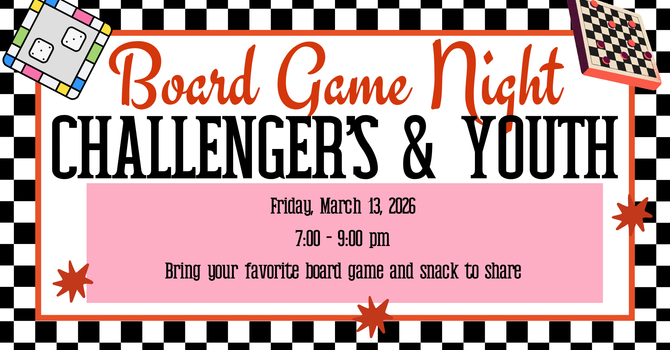 Challenger's and Youth Board Game Night