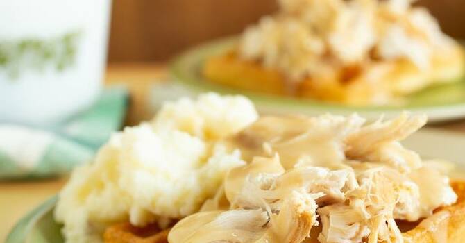 Chicken and Waffle Dinner