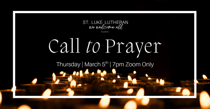A Call to Prayer