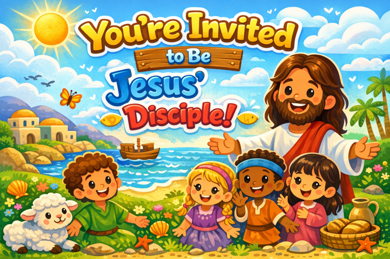You're Invited to Be Jesus' Disciple!