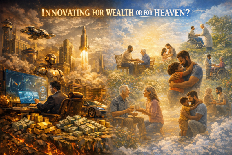 Innovating for Wealth or for Heaven?
