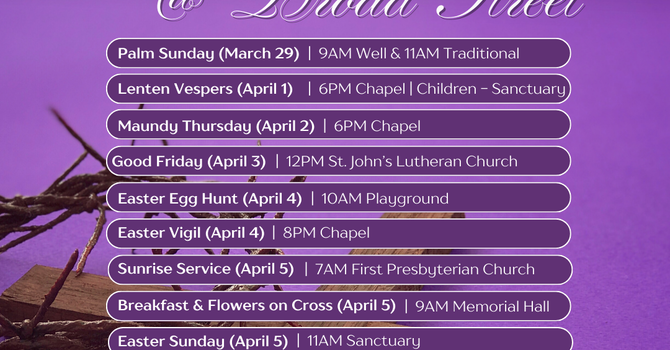 Holy Week at Broad Street