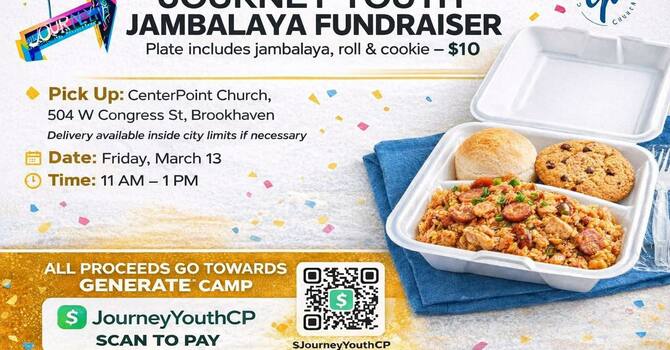 Jambalya Plate Youth Fundraiser