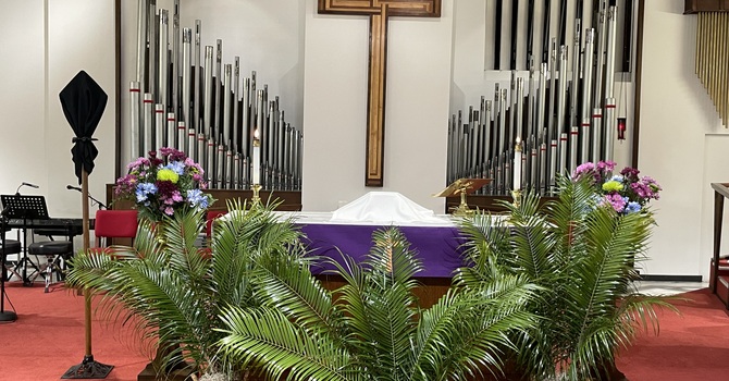 Holy Week Worship Schedule