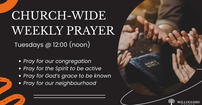 Church-Wide Weekly Prayer