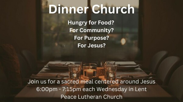 Dinner Church: Lenten Wednesdays