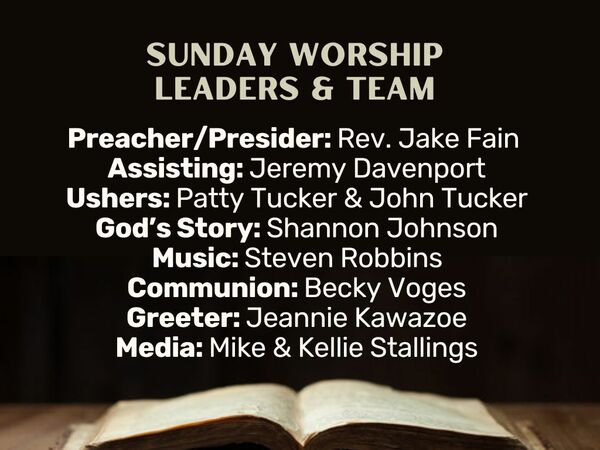 Leading us in Worship