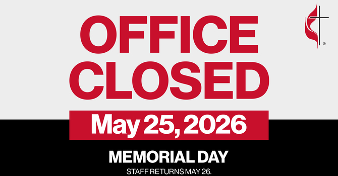 Office Closed for Memorial Day