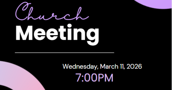 Annual Church Meeting