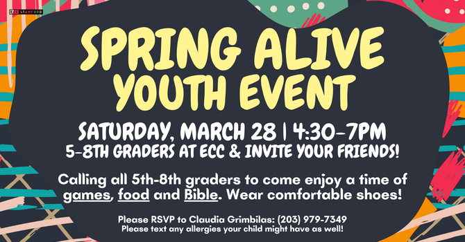 Spring Alive Youth Event!