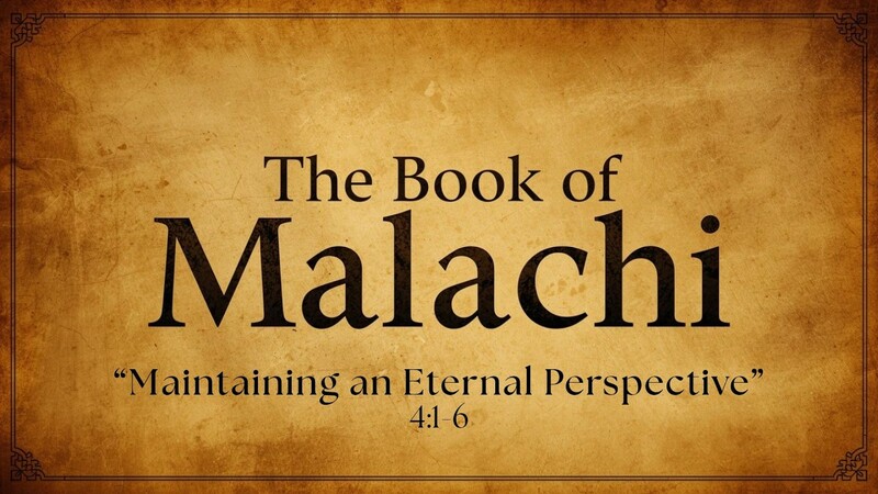 Maintaining an Eternal Perspective