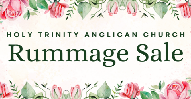 Holy Trinity Spring Rummage Sale